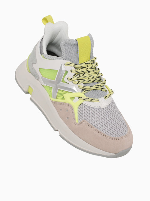 Clik Woman Amarillo Mesh Suede