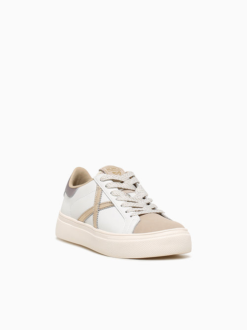 Rete Sky Blanco Oro leather