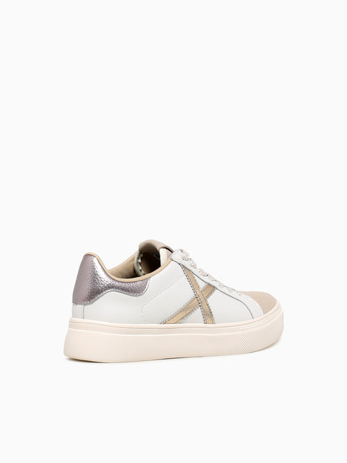 Rete Sky Blanco Oro leather
