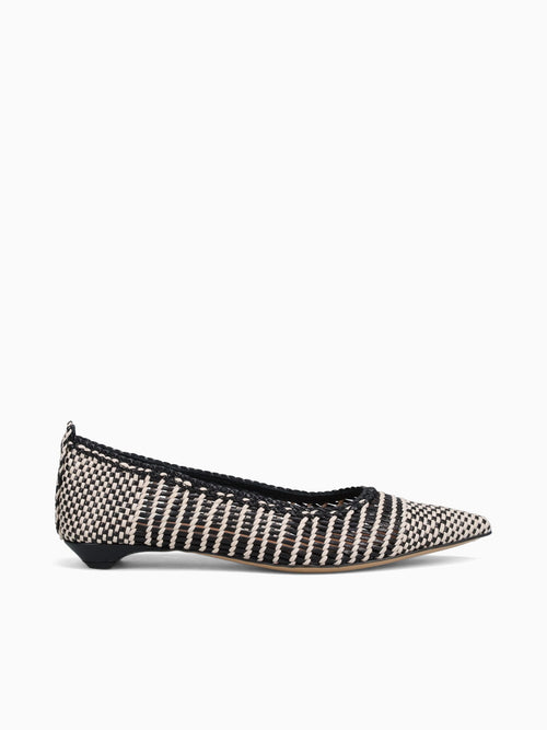 Morgaine Nero Bone raffia Black / 36 / M