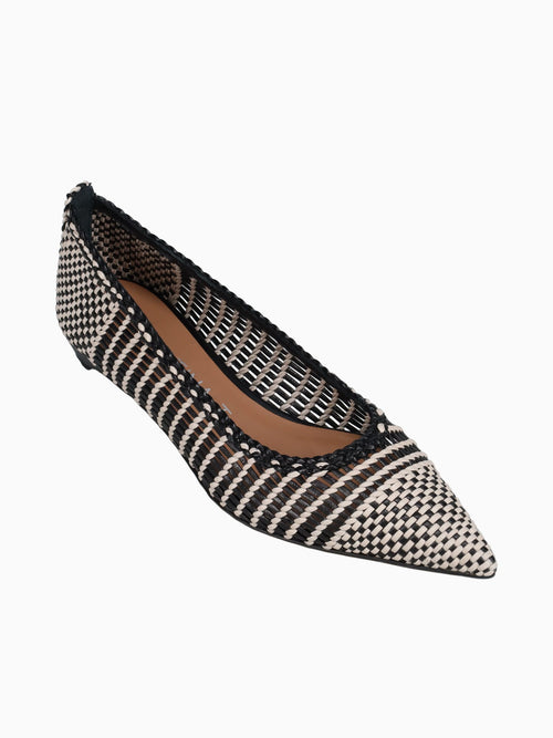 Morgaine Nero Bone raffia Black / 36 / M