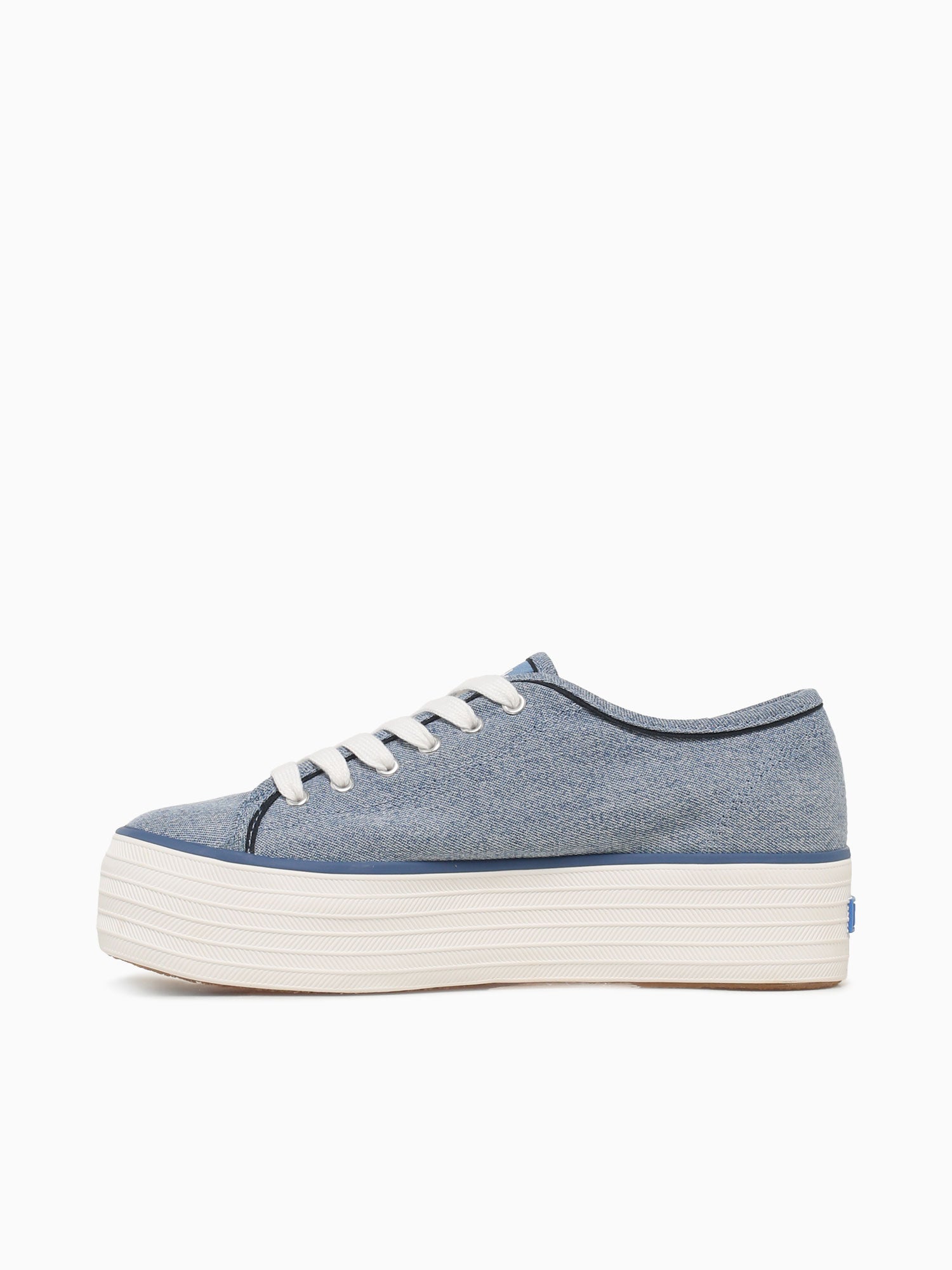 Triple Up Rose Blue Denim