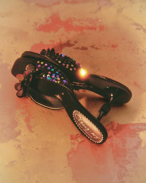 Juliana Black Satin