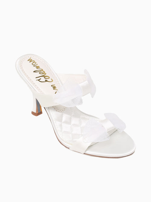 Jasmin Bright White Satin White / 5 / M
