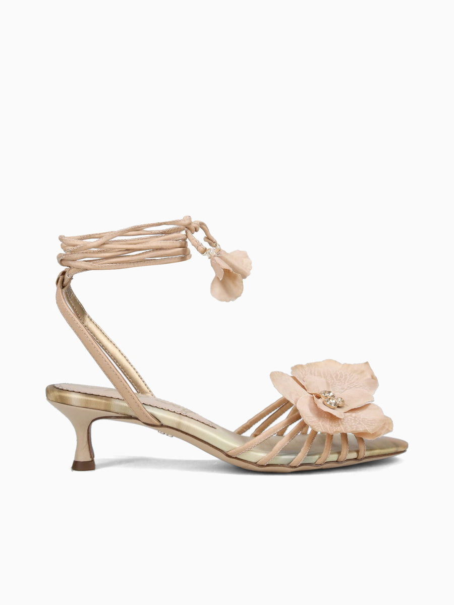 Carla Ecru Leather Light Beige / 5 / M