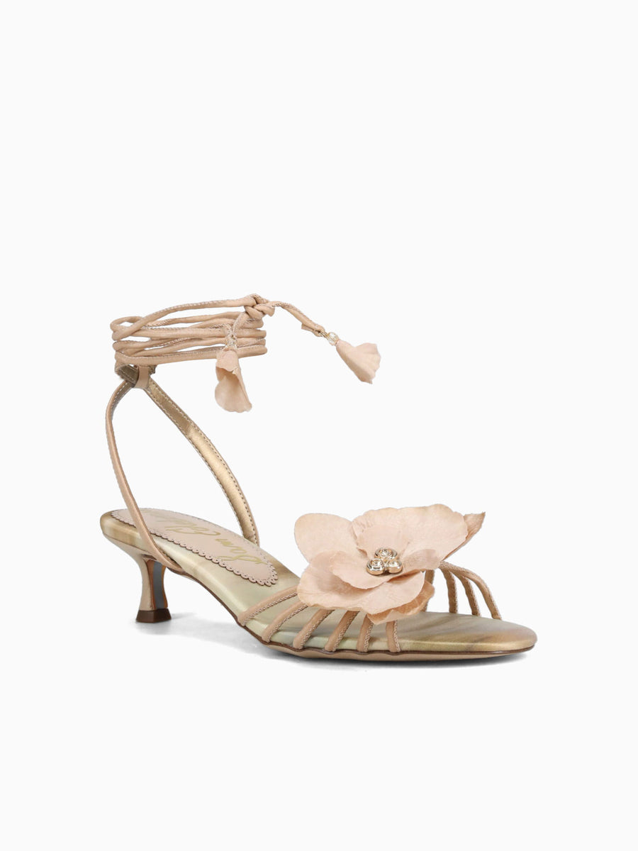 Carla Ecru Leather Light Beige / 5 / M