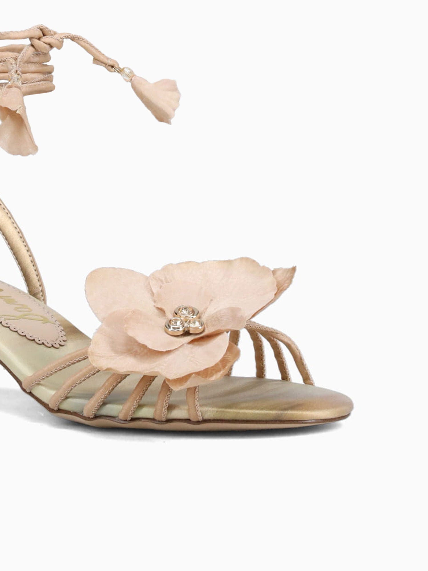 Carla Ecru Leather Light Beige / 5 / M