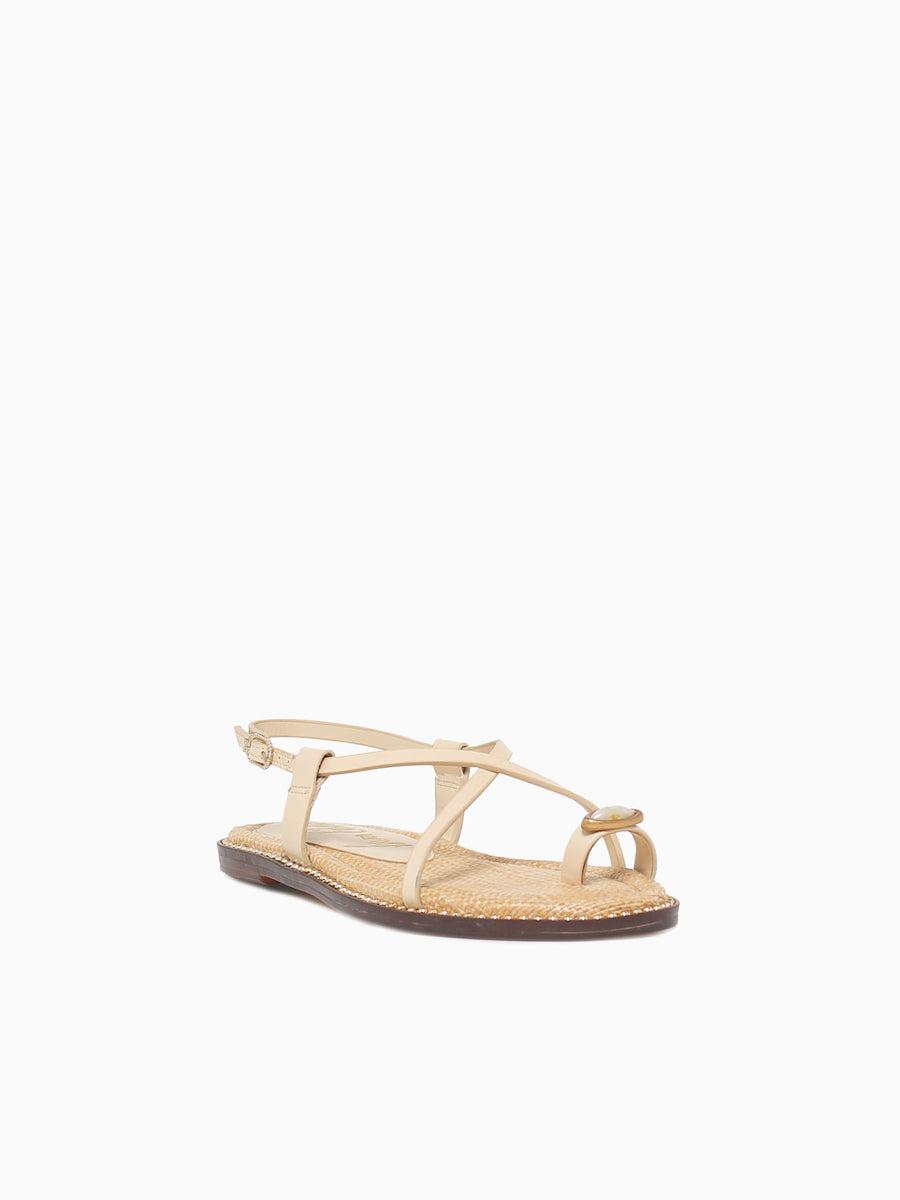 Tenly Summer Sand Leather Beige / 5 / M