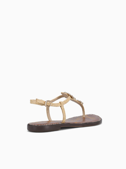 Gigi Ray Beechwood Raffia Beige / 5 / M