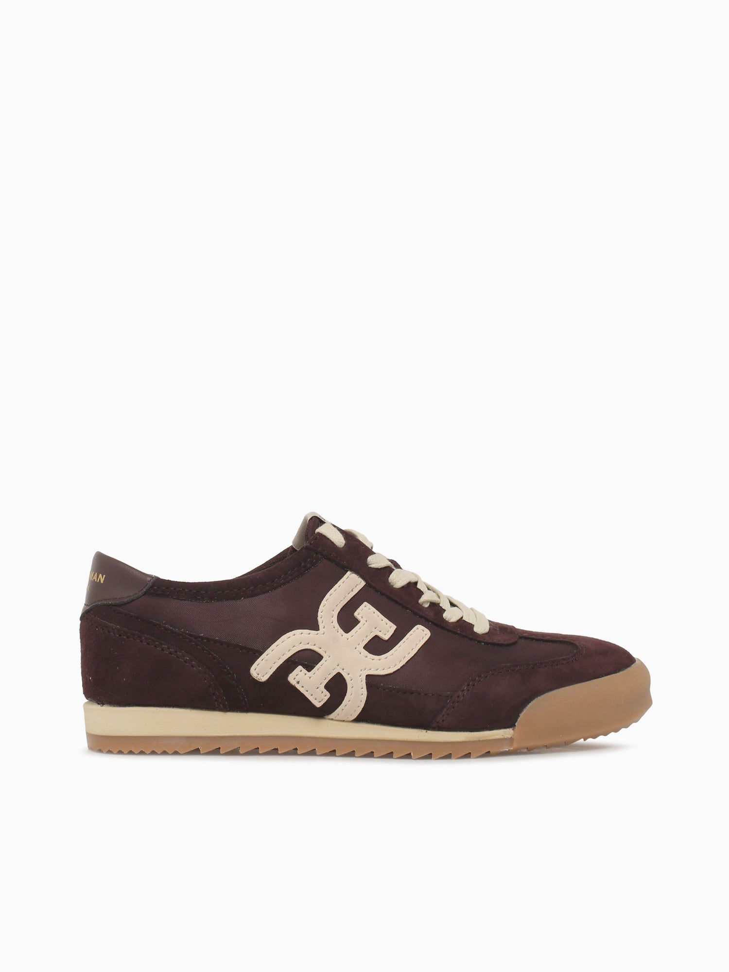 Ivey Cafe White leather Fabric Brown / 5 / M