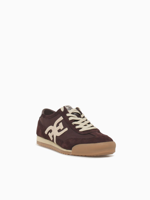 Ivey Cafe White leather Fabric Brown / 5 / M