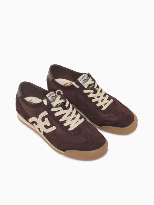 Ivey Cafe White leather Fabric Brown / 5 / M