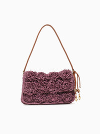 Phoebe Small Shoulder Flap Plum Dark Purple