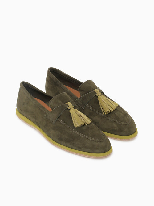 Cane Verde 072 Versailles camoscio Green / 7 / M