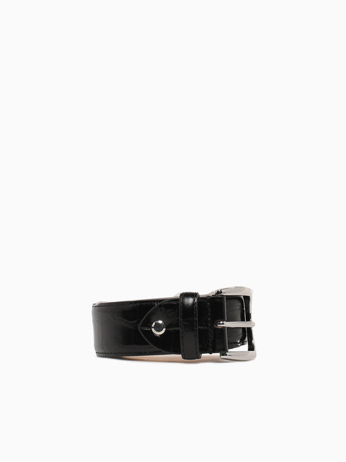 18897 Nero Croco Black / 46