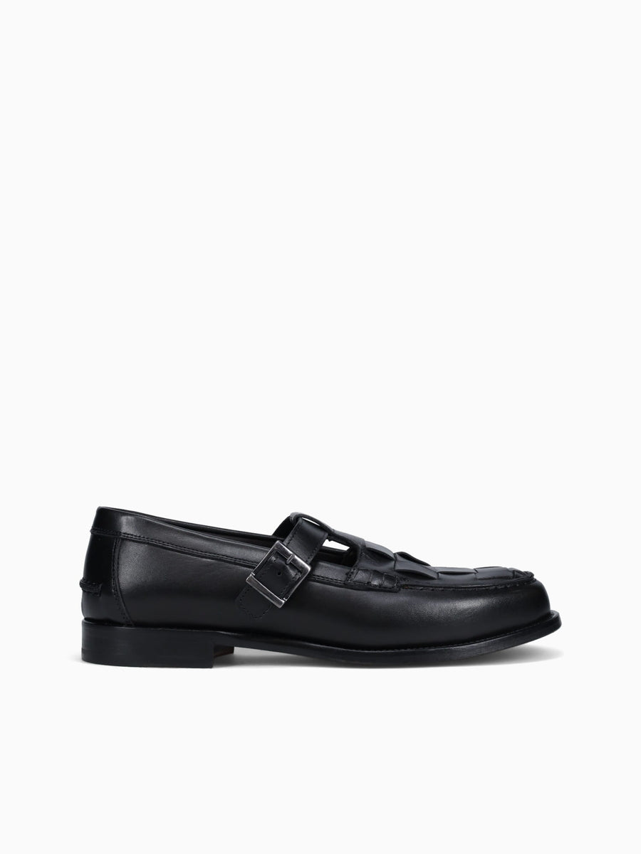 Martini Nero Vitello Intreccio Black / 7 / M