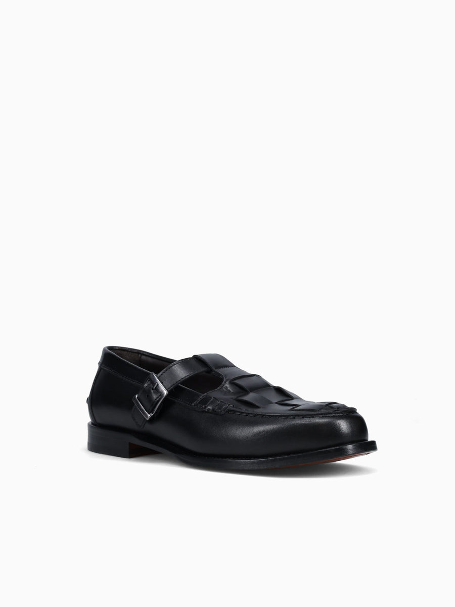 Martini Nero Vitello Intreccio Black / 7 / M