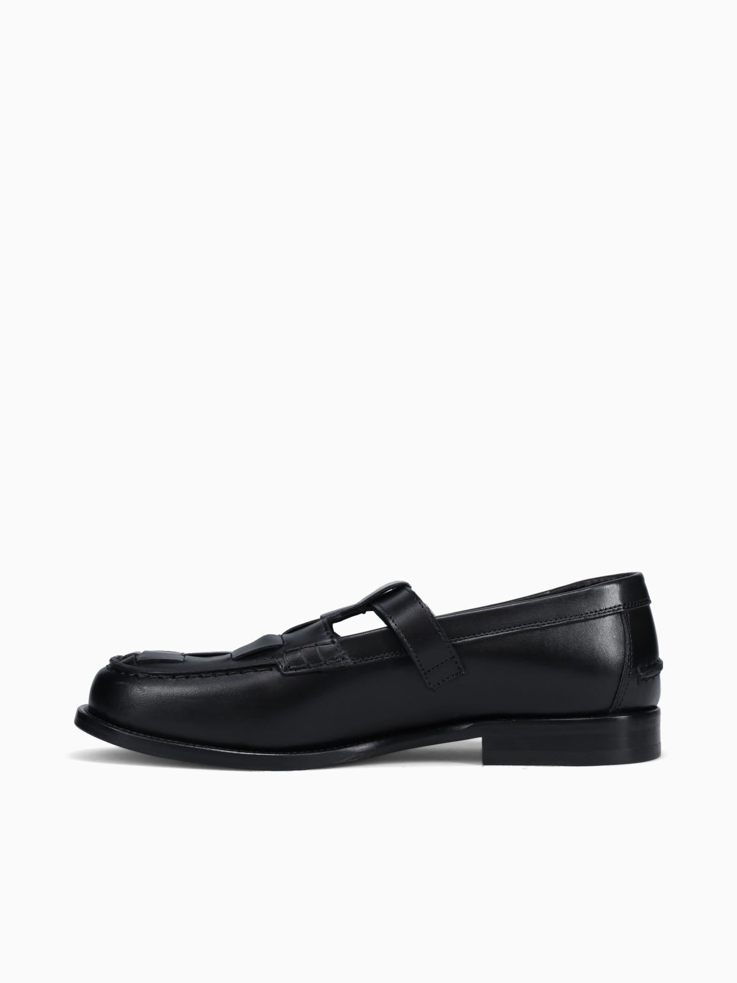 Martini Nero Vitello Intreccio Black / 7 / M