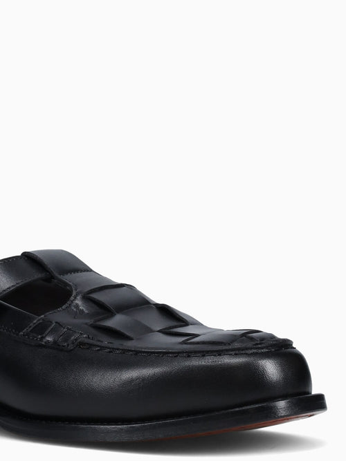 Martini Nero Vitello Intreccio Black / 7 / M