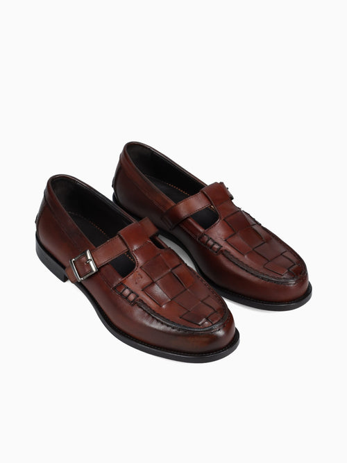 Martini Cuoio Vitello Intreccio Cognac / 7 / M