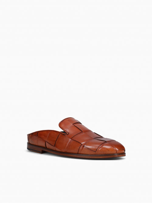 Renga Cuoio Intreccio Big Cognac / 7 / M