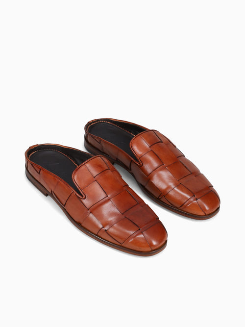 Renga Cuoio Intreccio Big Cognac / 7 / M