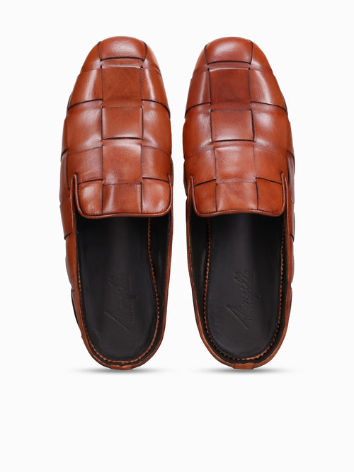 Renga Cuoio Intreccio Big Cognac / 7 / M