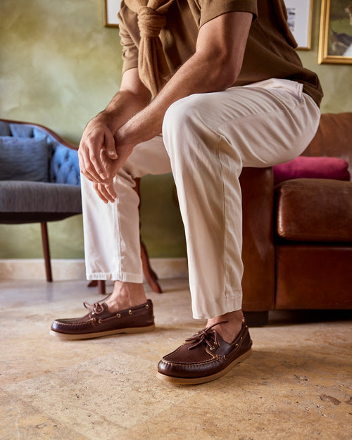 Gold Ao 2eye Brown Leather