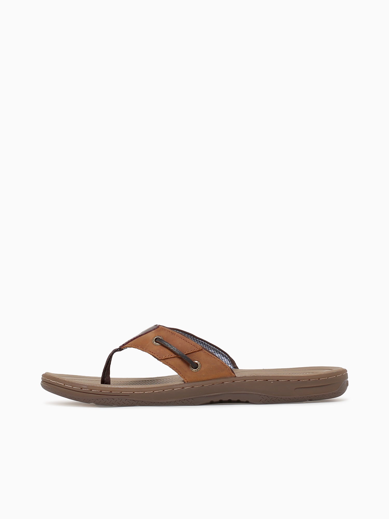 Baitfish Thong Brown Leather Brown / 7 / M