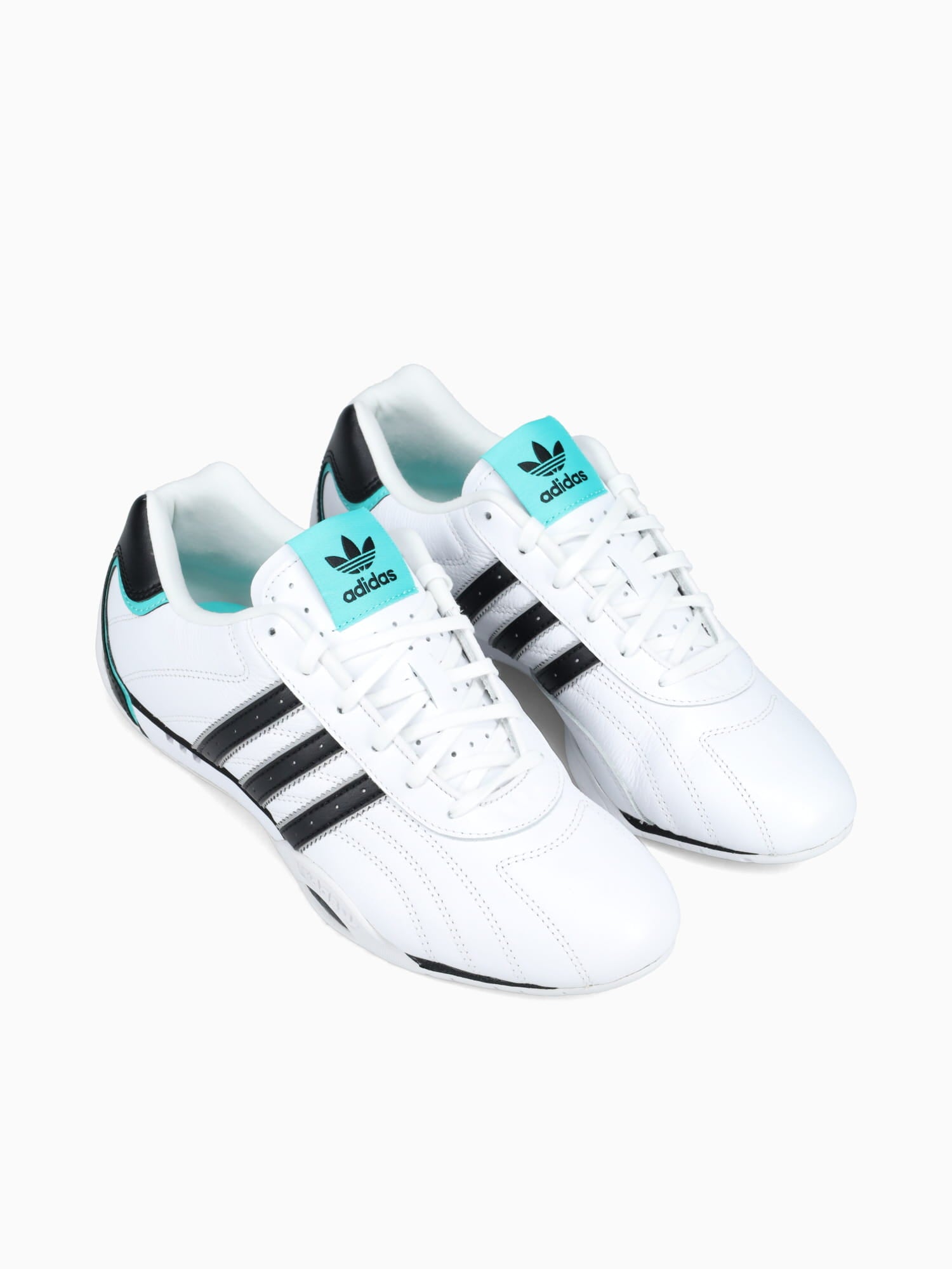 Adiracer Lo Mer White Black Silve leathe White / 7 / M