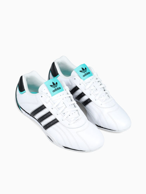 Adiracer Lo Mer White Black Silve leathe White / 7 / M