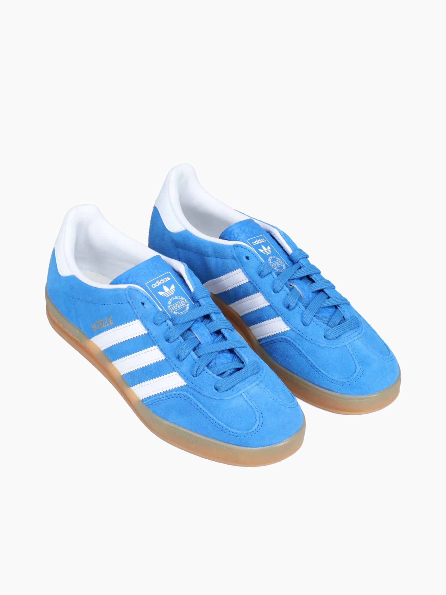 Gazelle Indoor Bluebird White leather Blue / 4 / M