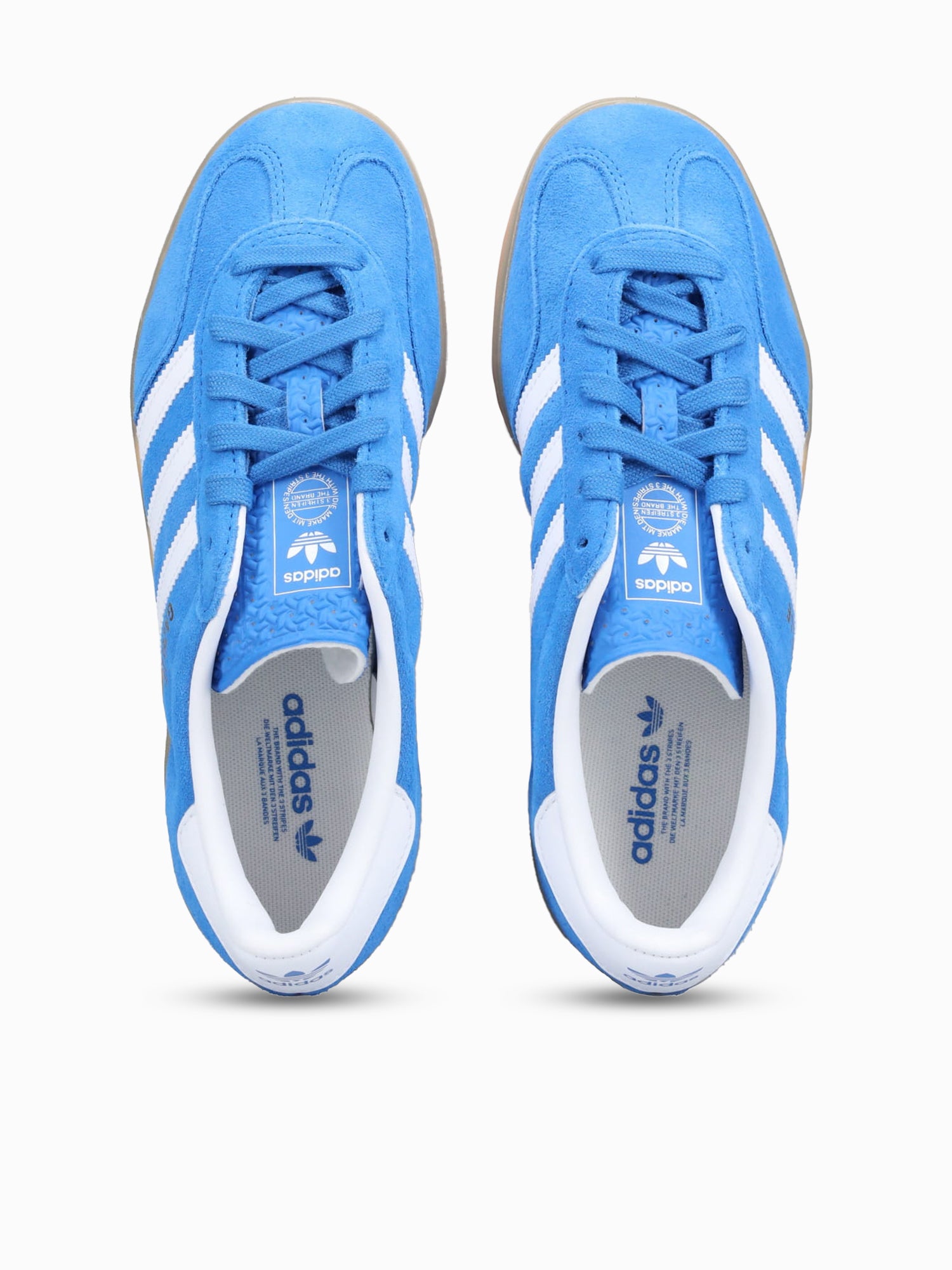Gazelle Indoor Bluebird White leather Blue / 4 / M