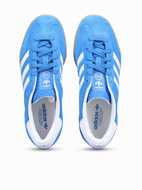 Gazelle Indoor Bluebird White leather Blue / 4 / M