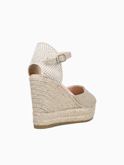 Lucia 4 Beige Lino Lurex Beige / 5 / M