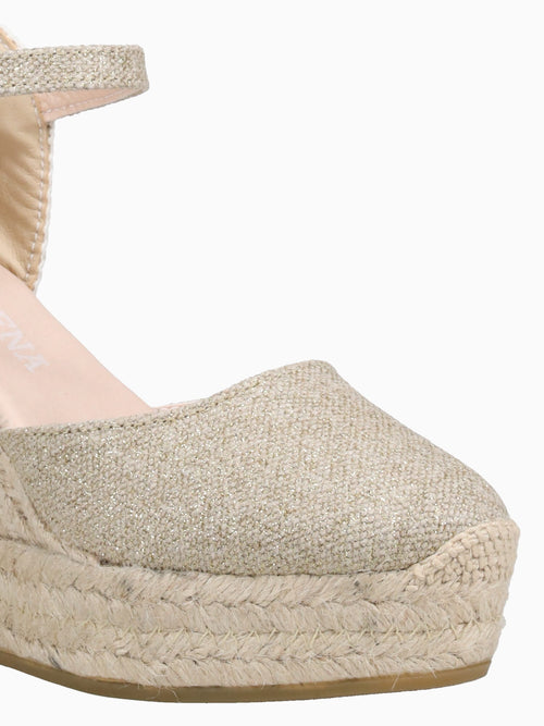 Lucia 4 Beige Lino Lurex Beige / 5 / M
