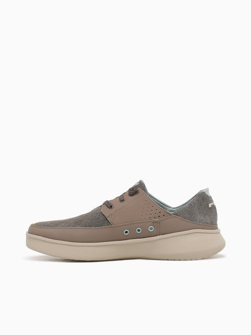 Boatside Relaxed Wetsand Crushedblu text Light Brown / 7 / M