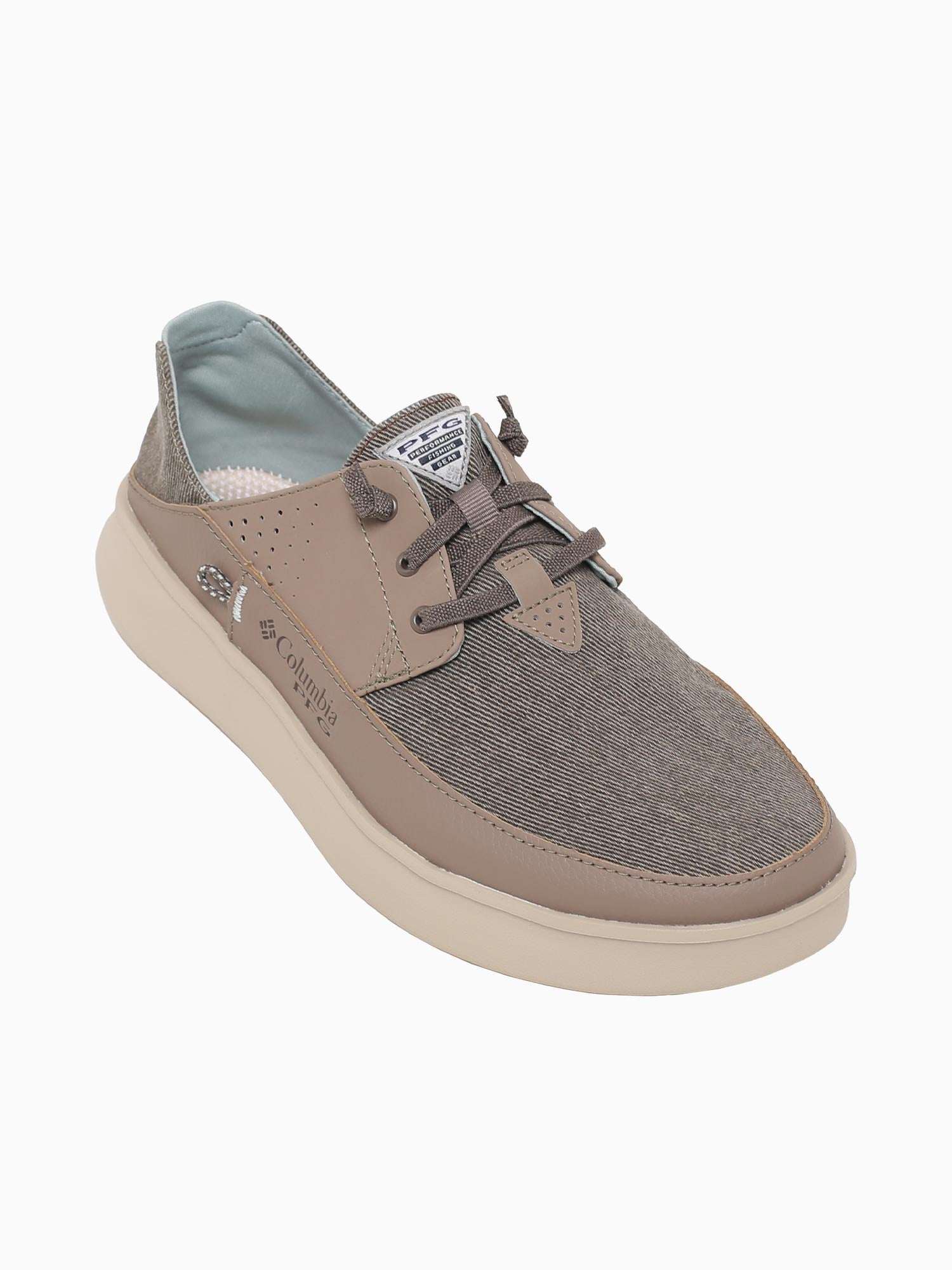 Boatside Relaxed Wetsand Crushedblu text Light Brown / 7 / M