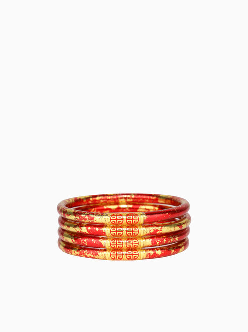 Koi Rouge All Weather Bangles Red / S