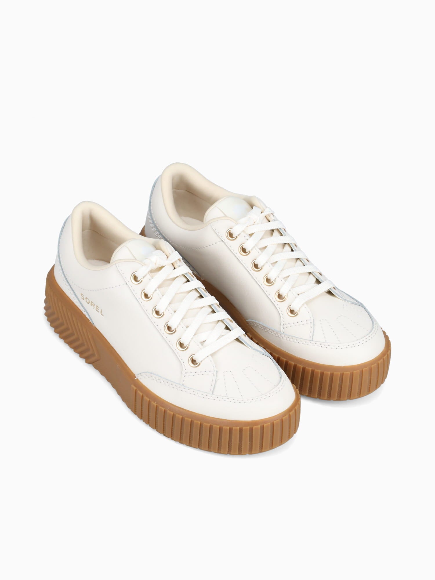 Ona Ave Low Sneaker Chalk Gum lea– La Favorita