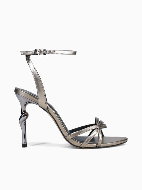 Wild Pewter Nappa Metal Pewter / 5 / M
