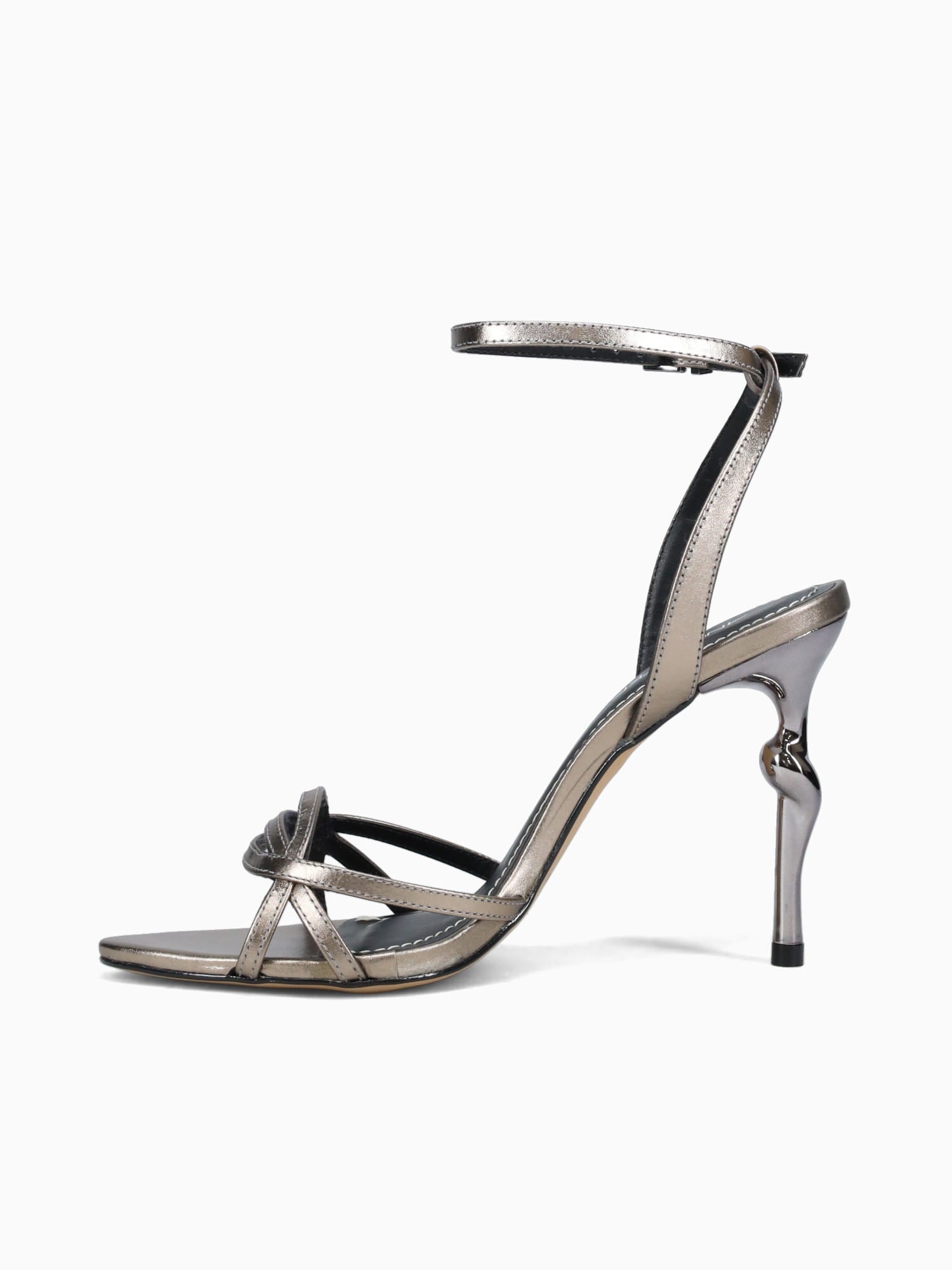 Wild Pewter Nappa Metal Pewter / 5 / M