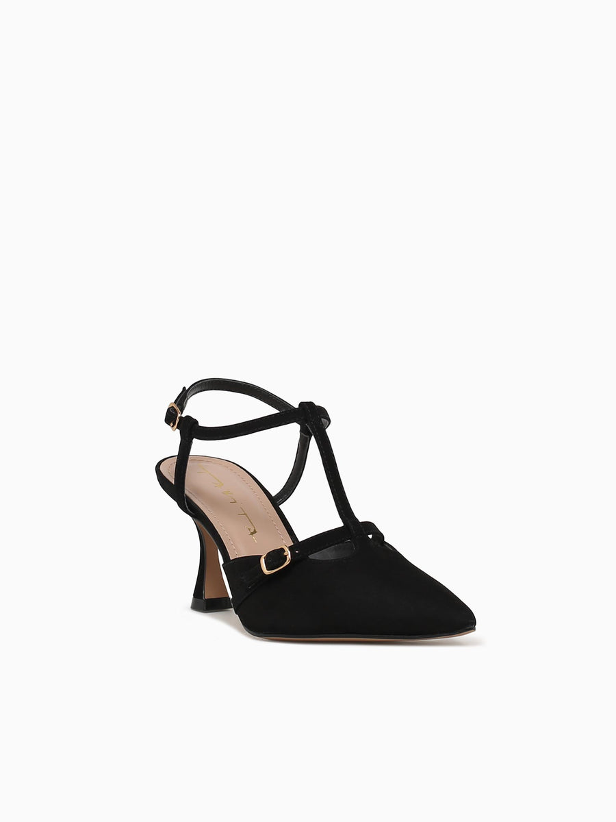 Theoni Preto Nobuck Black / 5 / M