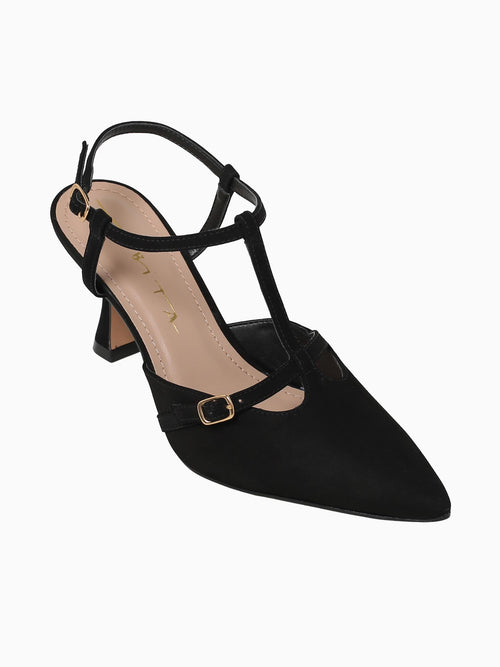 Theoni Preto Nobuck Black / 5 / M