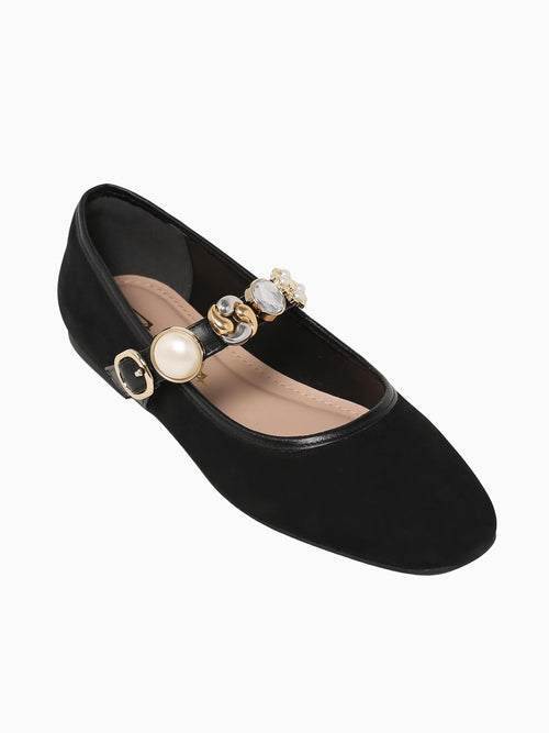 Tina Preto Nobuck Black / 5 / M