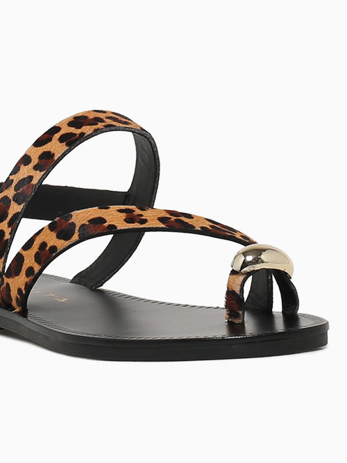 Torey Leopardo Pelo Black Brown / 5 / M