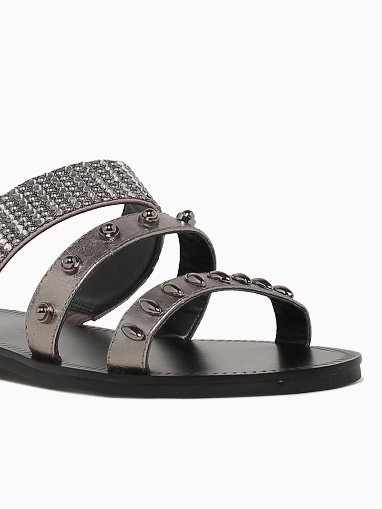 Titiana Pewter Onix lumina Rafia Pewter / 5 / M