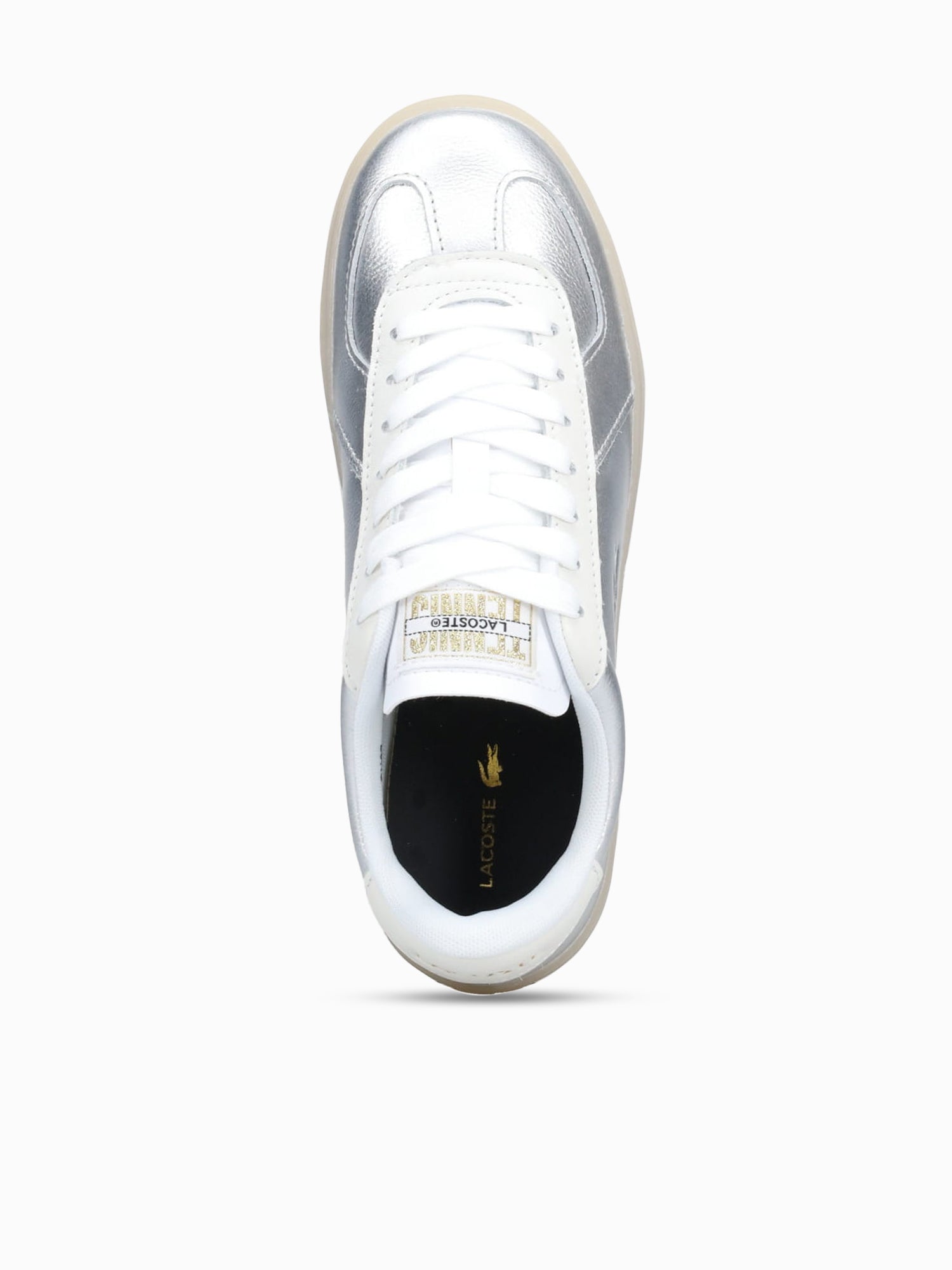 Baseshot Pro Slv Off wht leather Silver / 5 / M