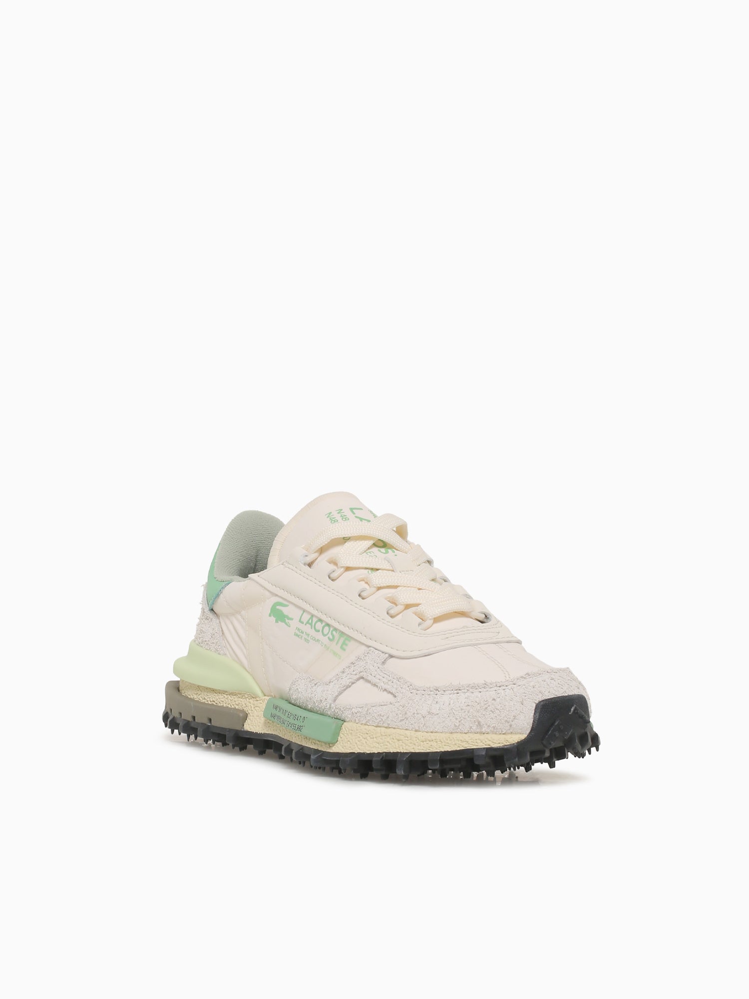 Elite Active Off Wht Grn mesh Off White / 5 / M