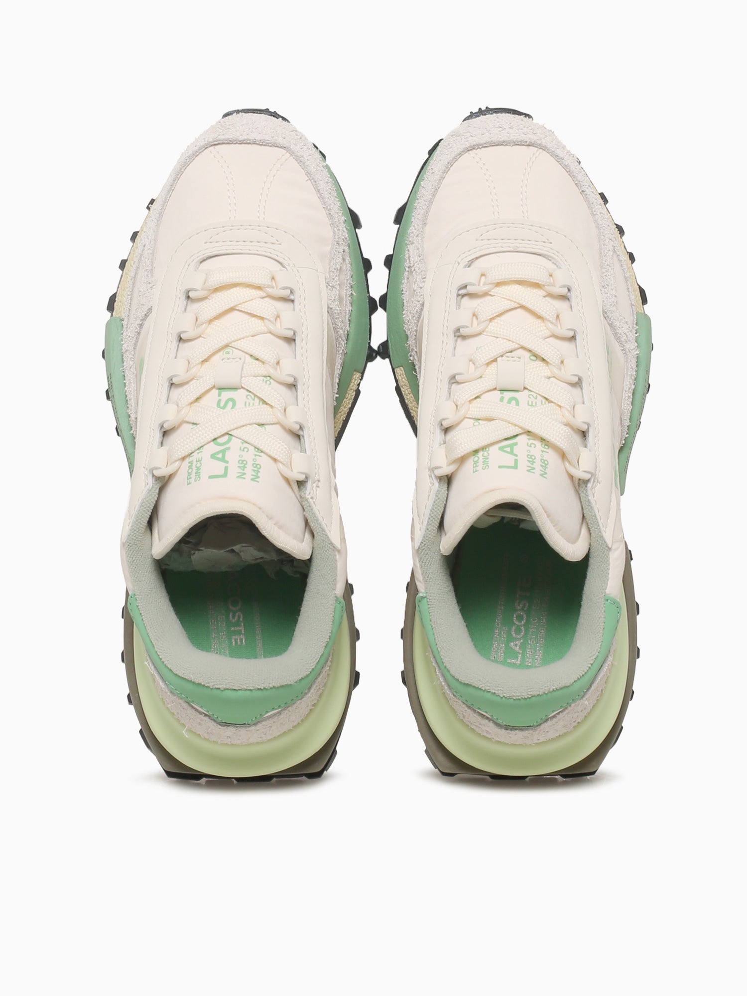 Elite Active Off Wht Grn mesh Off White / 5 / M